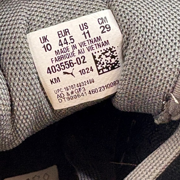 Puma Soft Foam Skate Sneaker Mens Size 11 Gray NEW - Picture 3 of 6